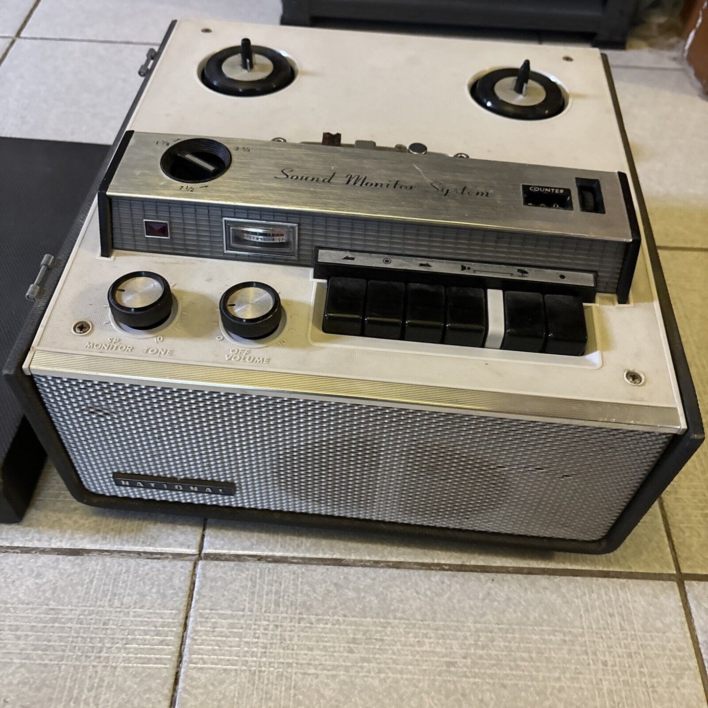 National Sound Monitor System Reel to Reel Model RQ-703S *For Parts Or Repair*