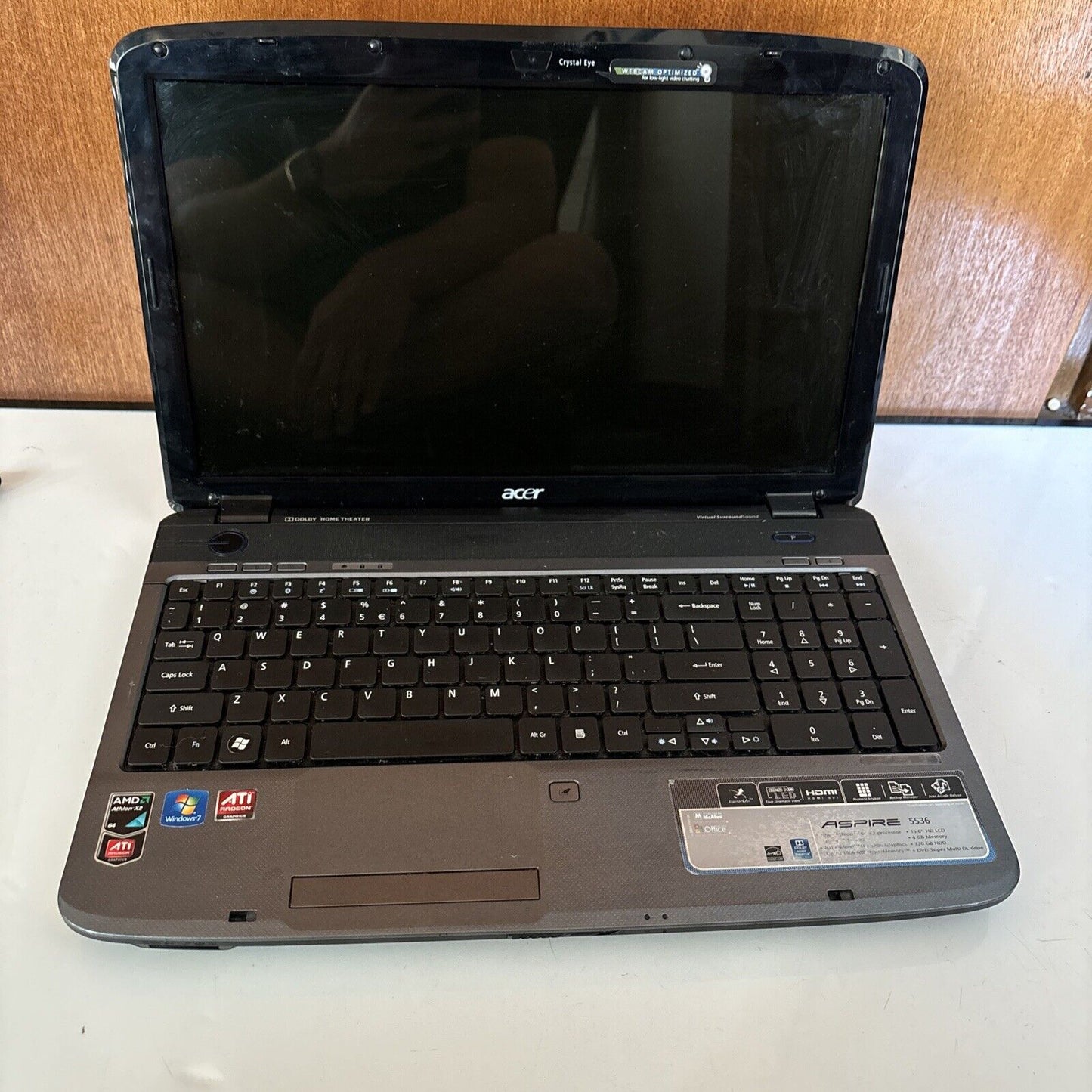 Acer Aspire 5536/5s236 MS2265 Laptop *For Parts - No HDD Or RAM*