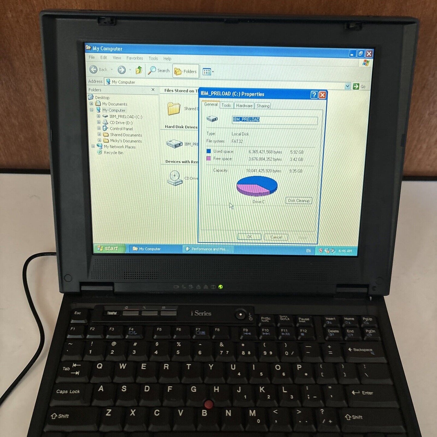 IBM ThinkPad Type 1161 Intel Celeron 548Mhz 64MB RAM 10GB HDD *Nl No Batteries*