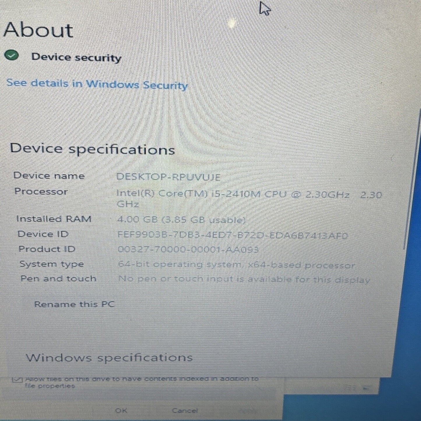 Acer Aspire 5750 PSWE0 i5-2410M 4GB RAM 120GB HDD DVD *Requires New Batteries*