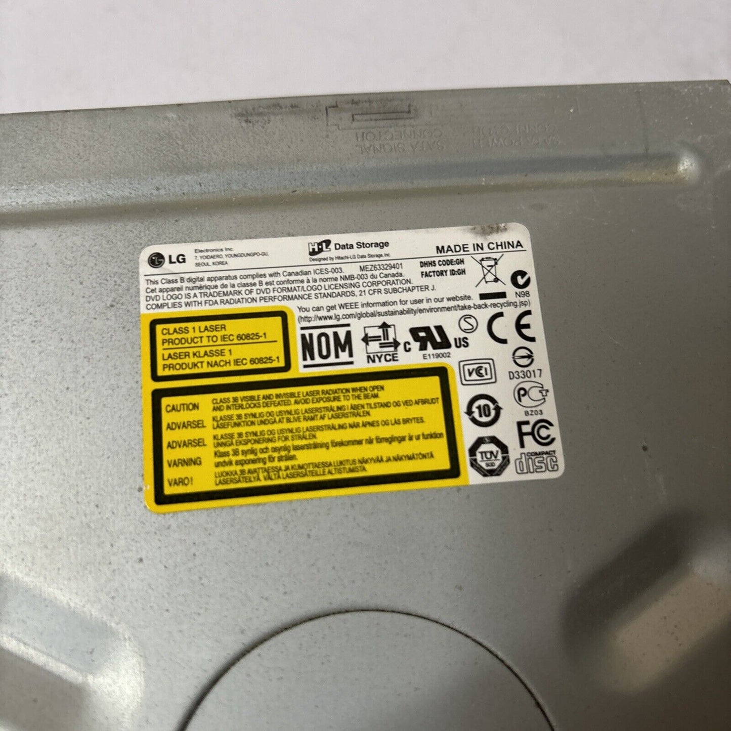 LG Blu-ray DVD Rewriter Internal Disc Drive BH10NS38 10x Spped