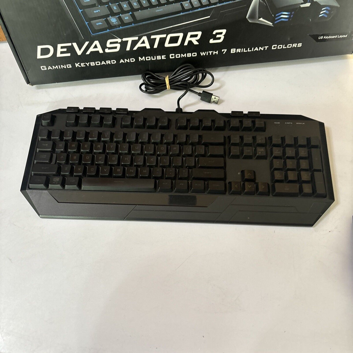 Cooler Master Devastator 3 RGB Gaming Keyboard & Mouse Combo SGB-3000-kkmf1-us