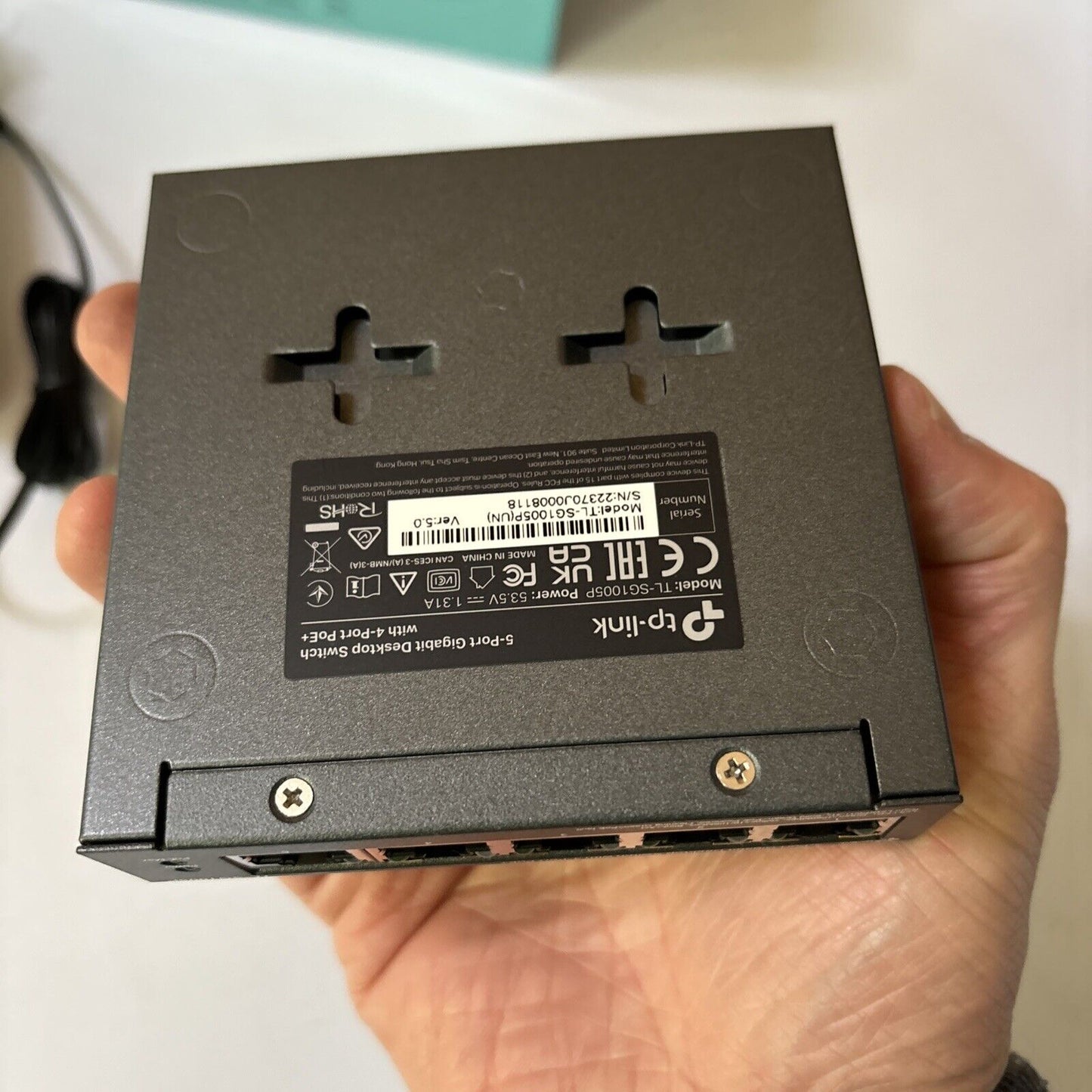 TP-Link 5-Port Gigabit Desktop Switch with 4-Port PoE+ TL-SG1005P