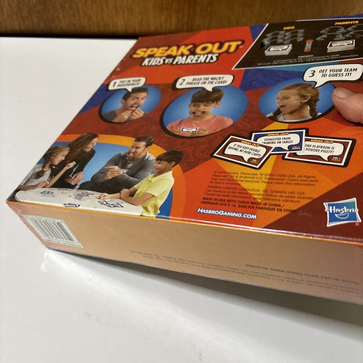 Speak Out Kids vs Parents Family Game Hasbro  *New Sealed*