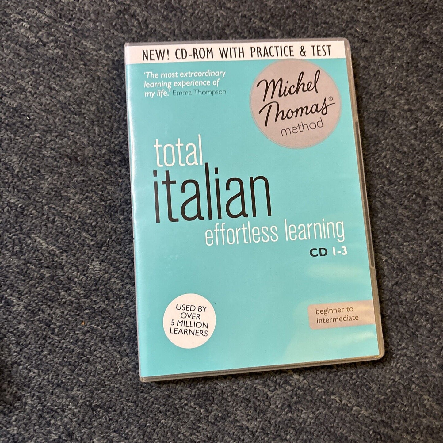 Total Italian Effortless Learning Michel Thomas Method Beginner-Medium Audio CD
