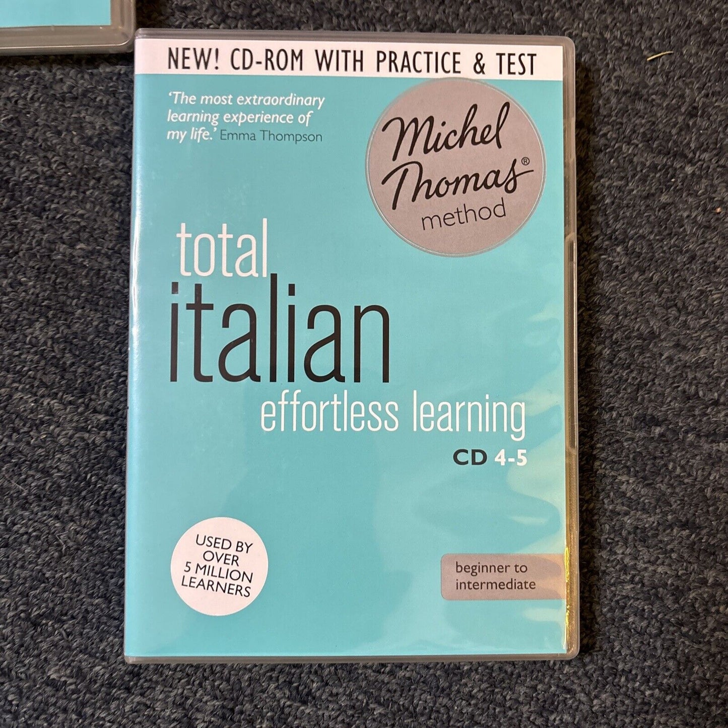 Total Italian Effortless Learning Michel Thomas Method Beginner-Medium Audio CD