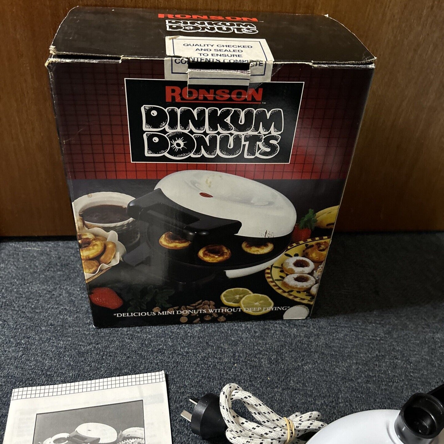 Ronson Dinkum Donuts Maker Model 8353