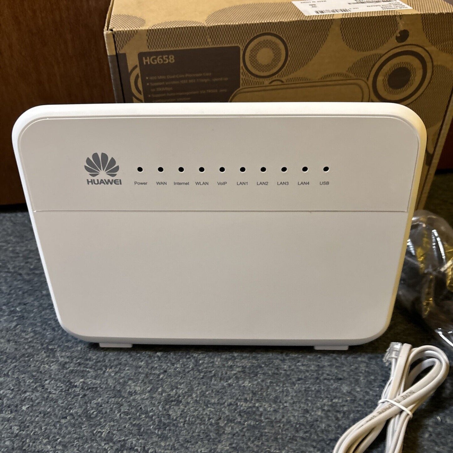 Huawei HG658 Home Gateway Wireless Router VoIP *Never Used*