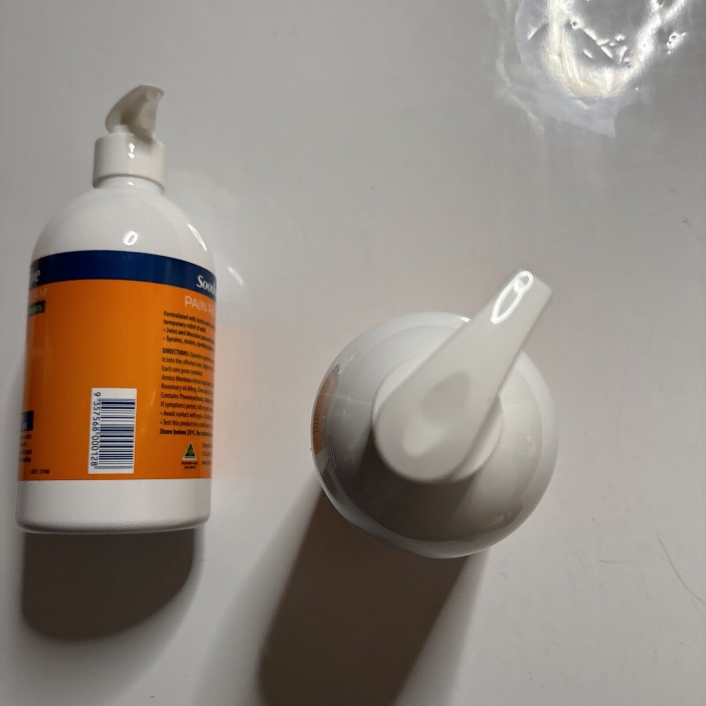 2x Soodox Active Pain Relief Cream - 100% Natural 500ml For Sensitive Skin.