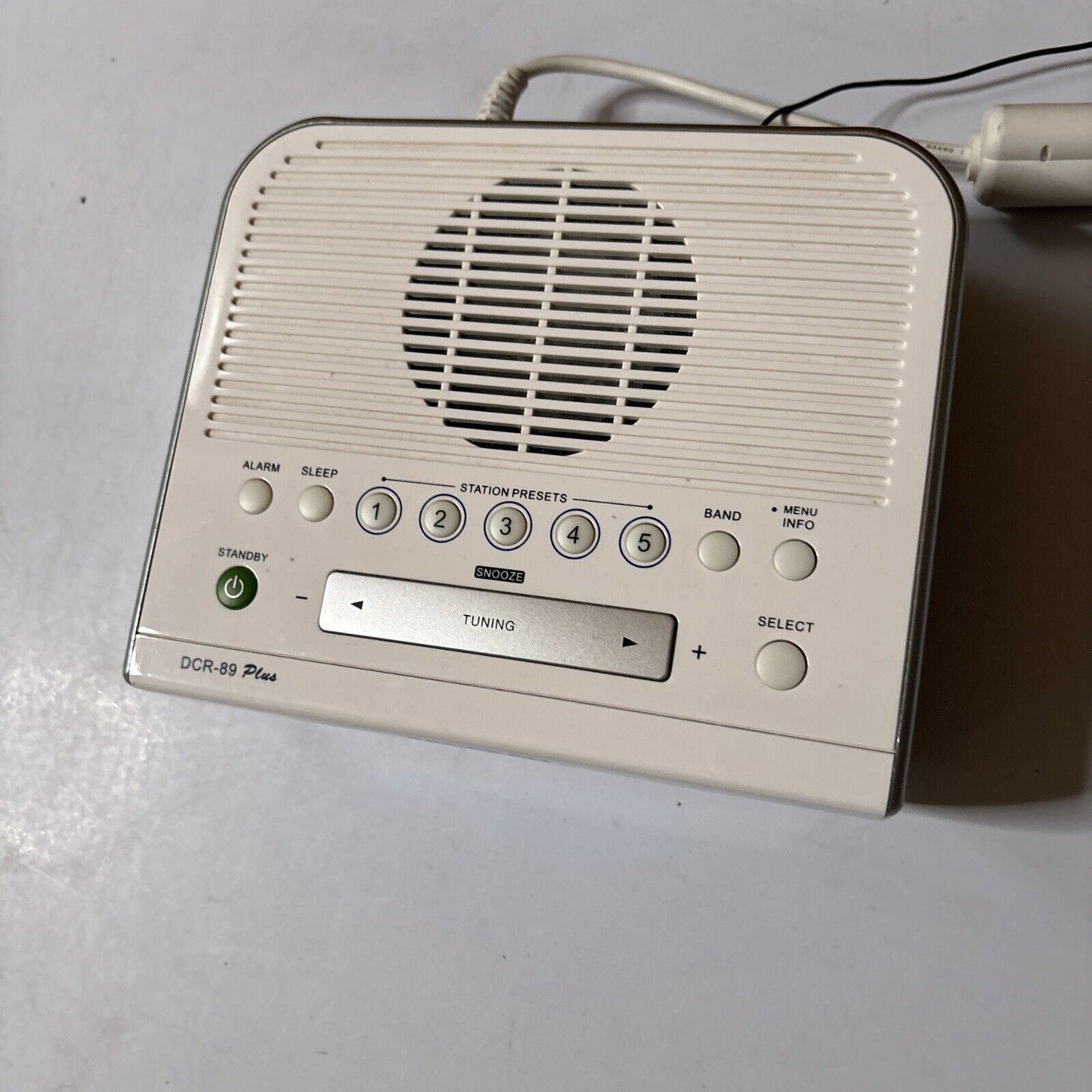 Sangean DAB+ Digital FM Radio Clock Alarm DCR-89 Plus