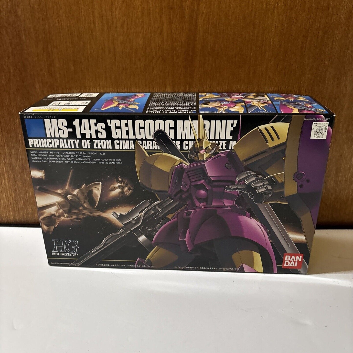 MS-14Fs Gelgoog Marine Principality Of Zeon Cima HG 1/144 Gundam Bandai 2002