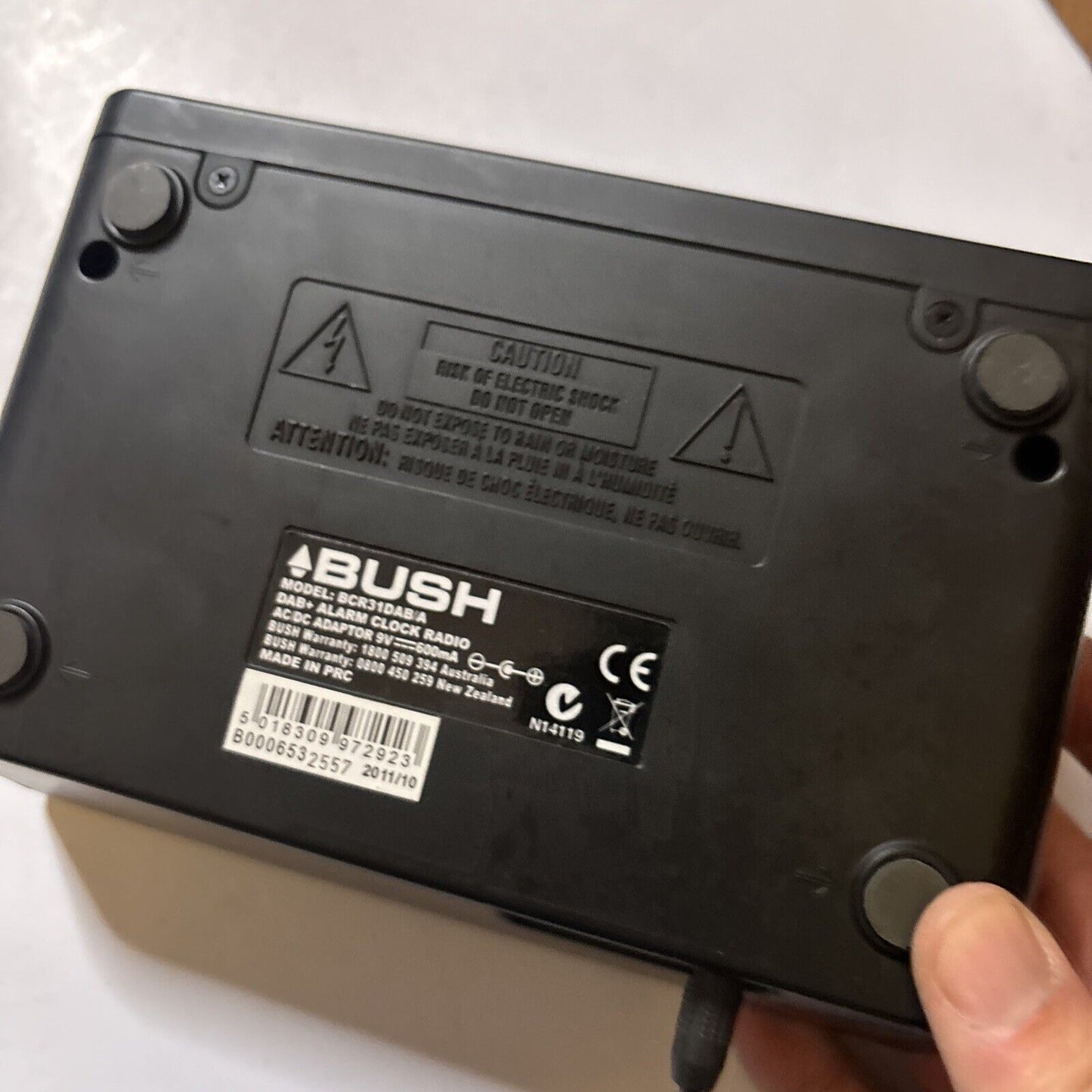 Bush Alarm Clock Digital DAB+ FM Radio BCR31DAB/A