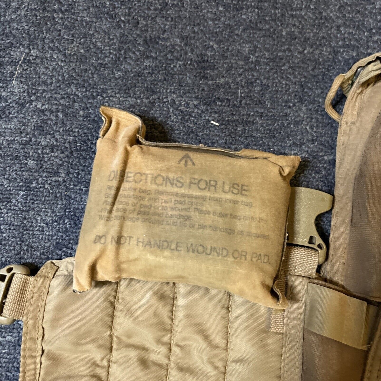 Australian Army Vest, Water Carrier, Bottle, Dressing Wound, Belt