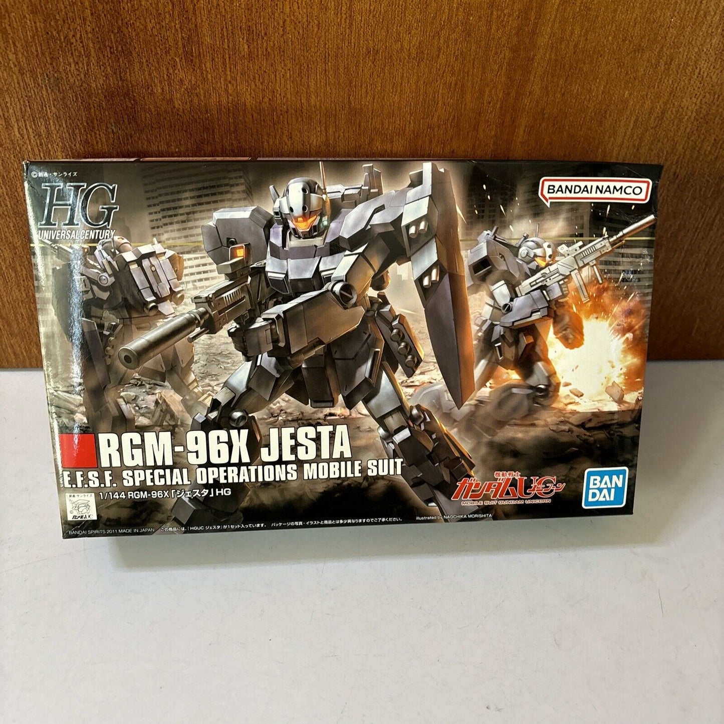 RGM-96X Jesta E.F.S.F. Special Operations Mobile Suit Gundam Bandai 2011 HG