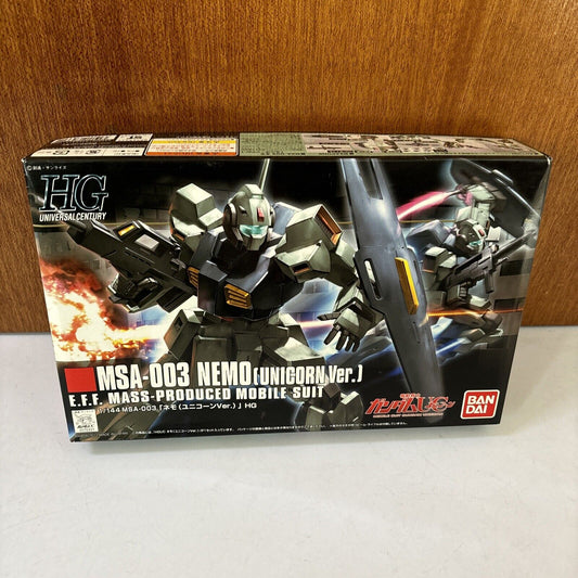 MSA-003 Nemo (Unicorn Ver.) E.F.F Mobile Suit HG Universal Century Gundam 2012