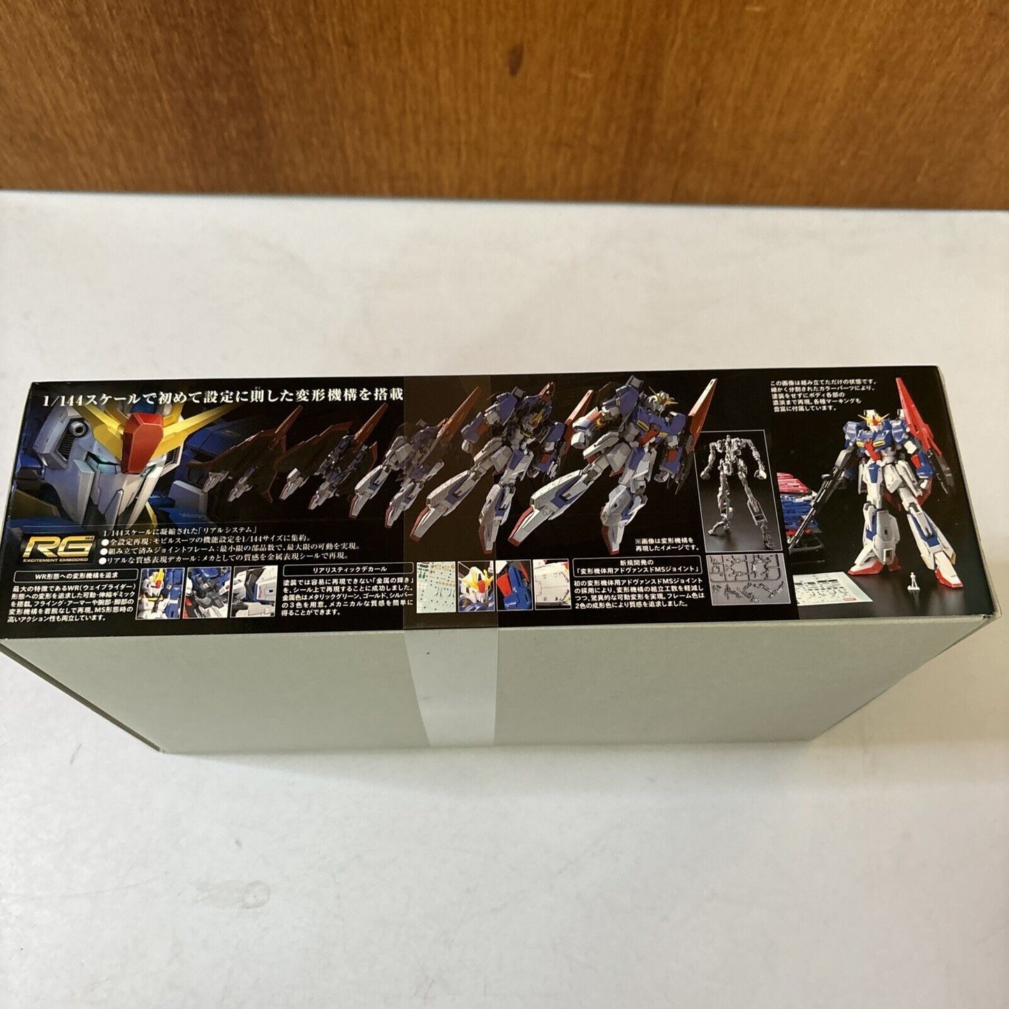 MSZ-006 Zeta Gundam RG 1/144 Bandai Gundam Gunpla Model Kit 2012