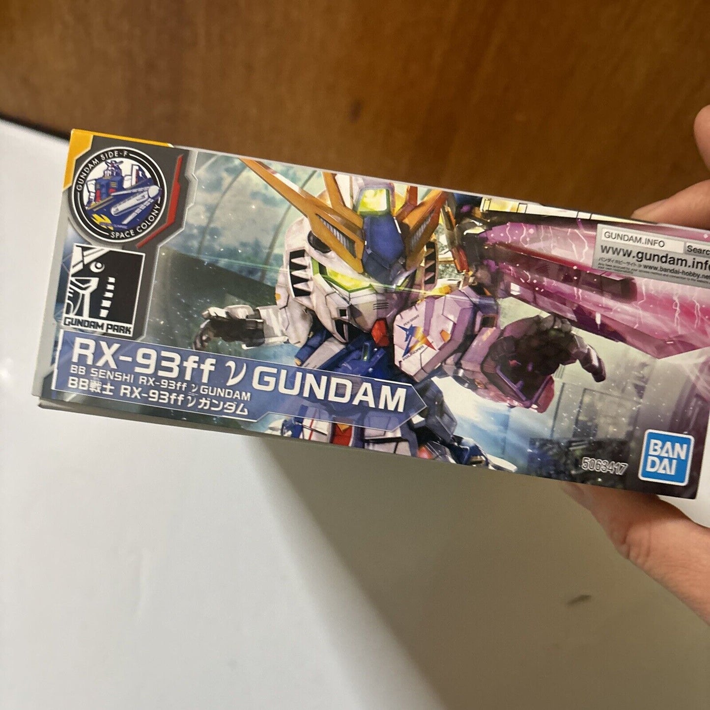 RX-93ff V Gundam BB Senshi RX183ff Gundam Side F Bandai 2022 Gundam Park