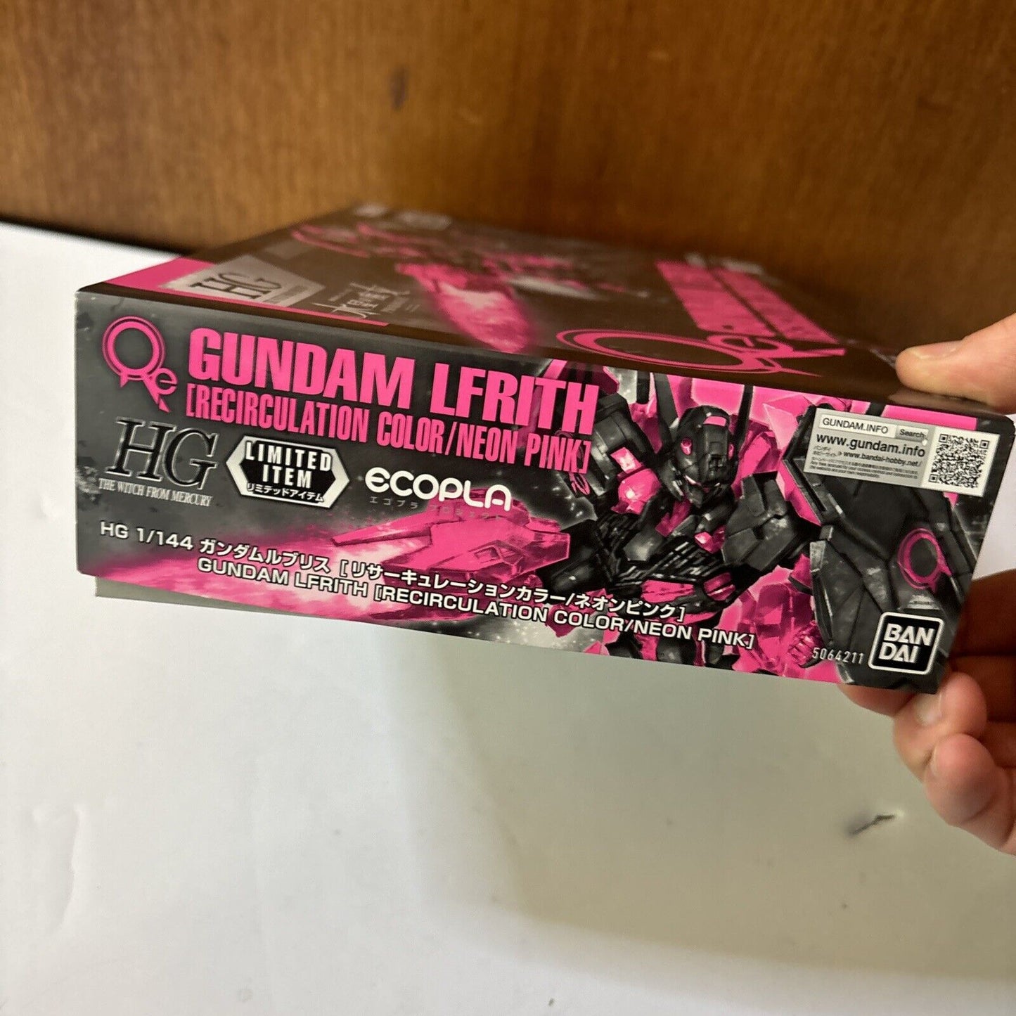 Gundam LFRITH [Recirculation Color Neon Pink] HG Ecopla Bandai Gunpla 2022