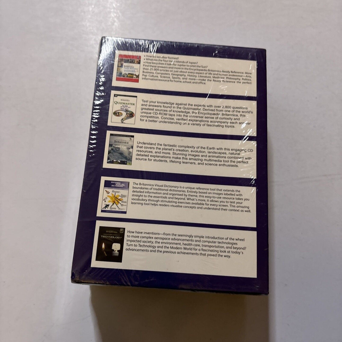 Encyclopedia Britannica Reference Pack 5 PC CDROM Pack  *New Sealed*