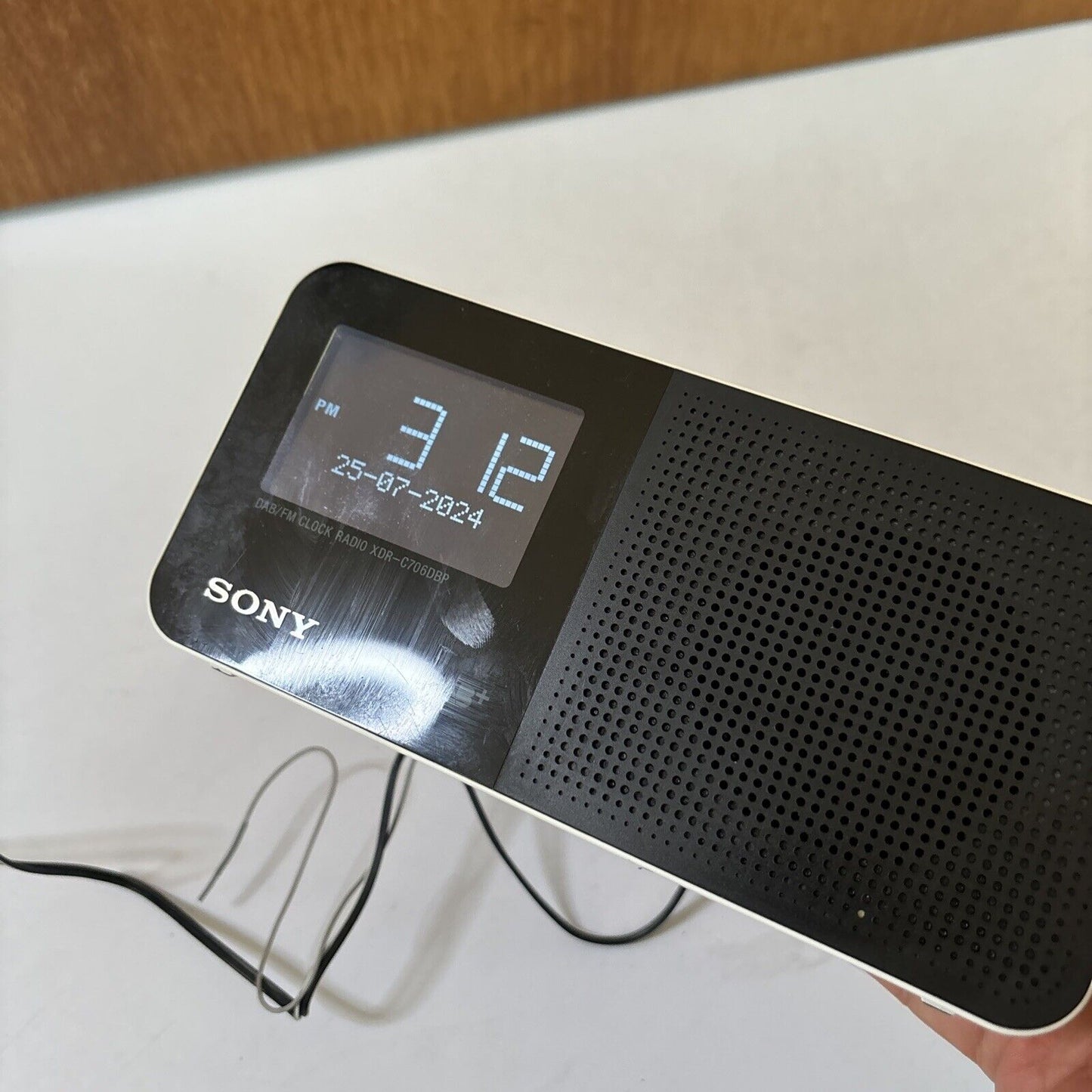 Sony DAB+ Digital FM Radio Alarm Clock XDR-C706DBP