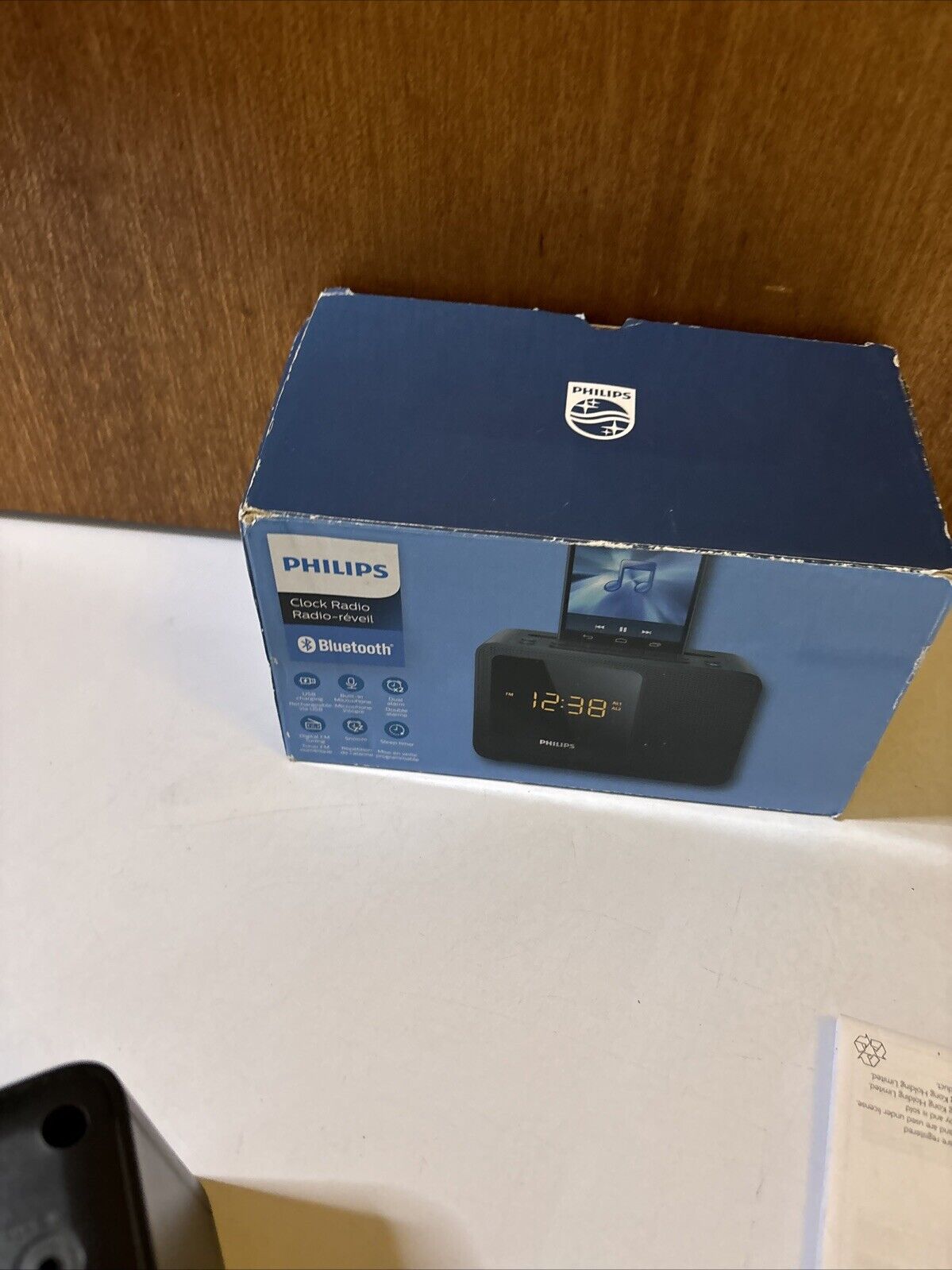 Philips Alarm Clock Bluetooth FM Radio AJT5300/79