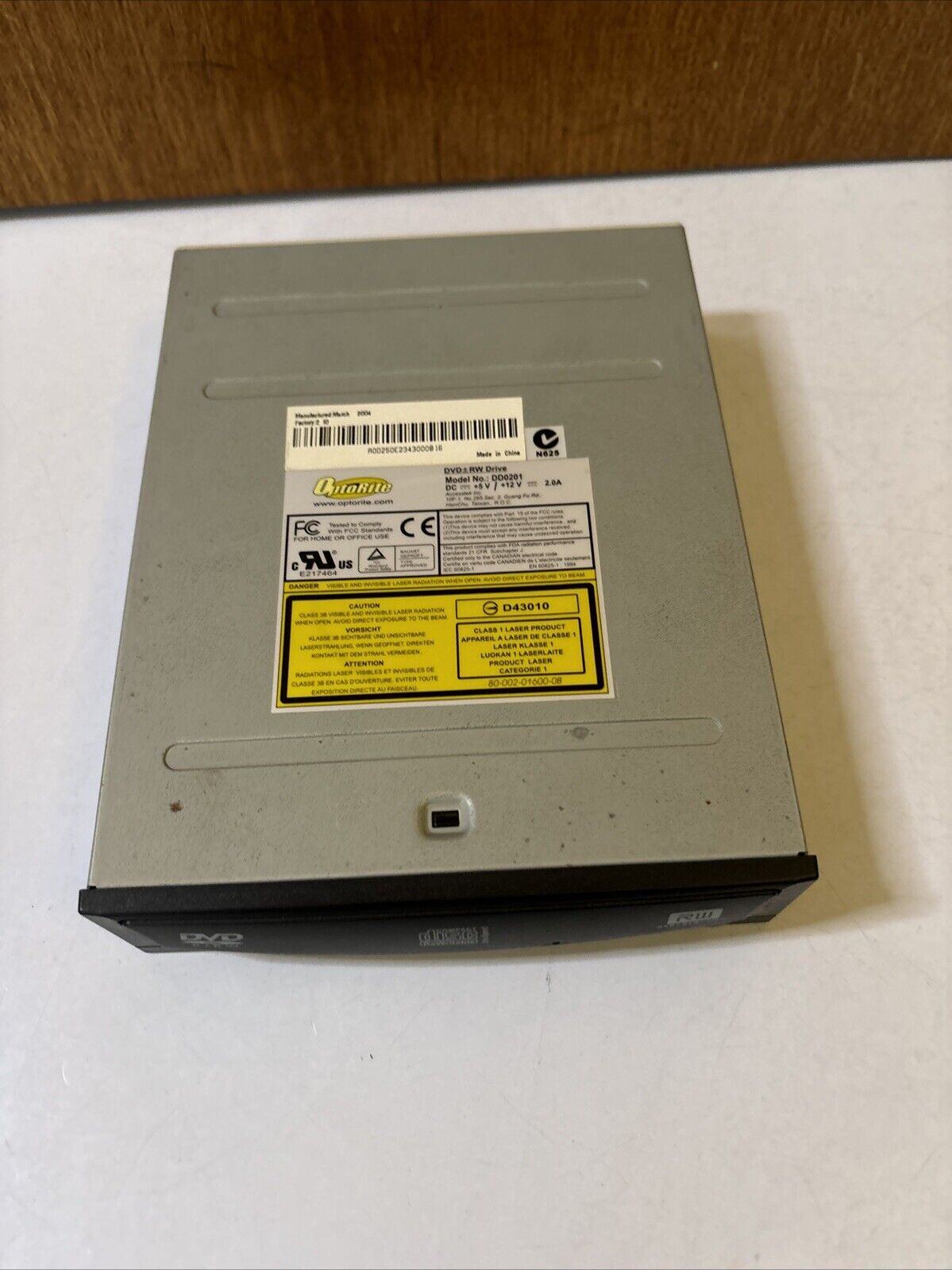 OptoRite DVD + - RW Internal Drive Model DD0201