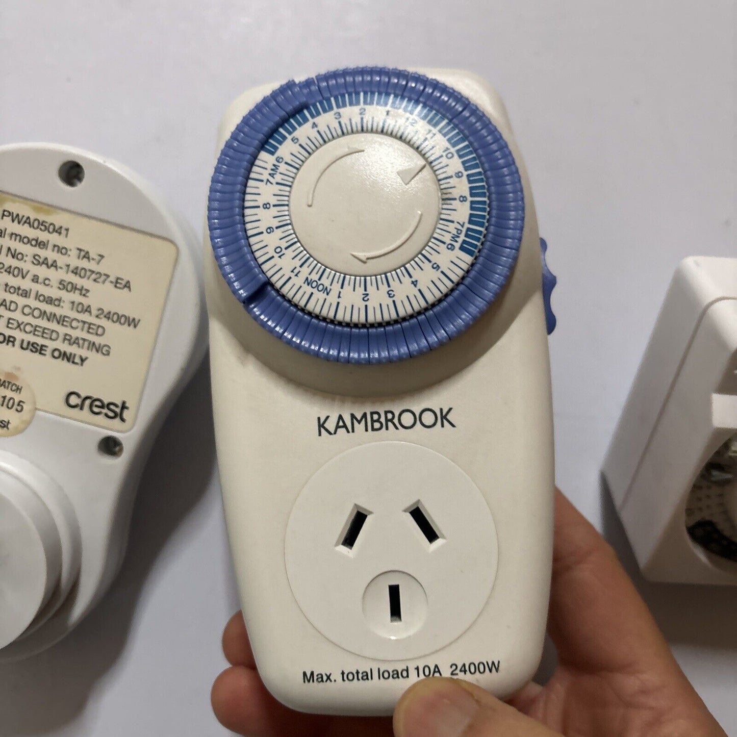 3x Analogue Electrical Timer: Crest, Kambrook, RingGrip