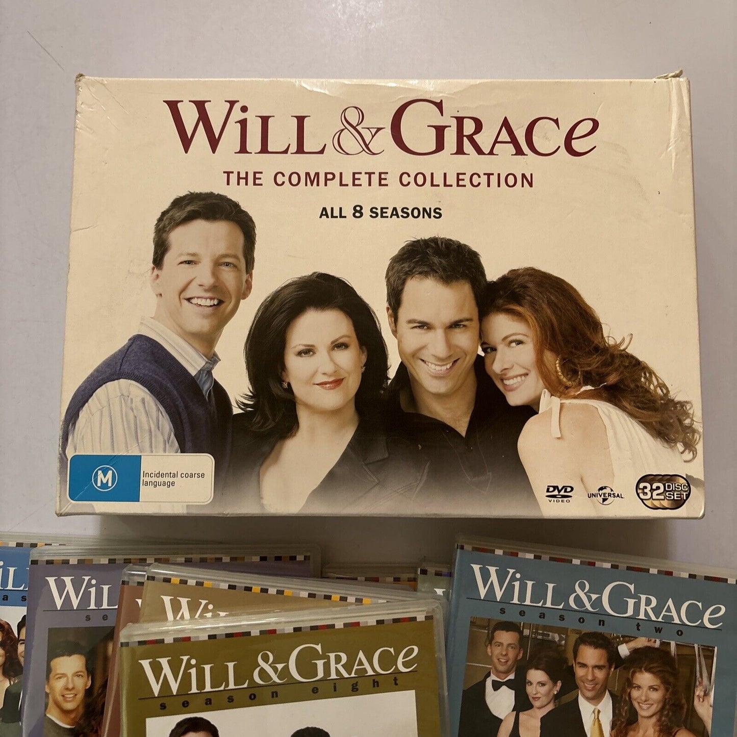 Will & Grace : The Complete Collection - Season 1-8 (DVD, 2017, 32-Disc) Region4