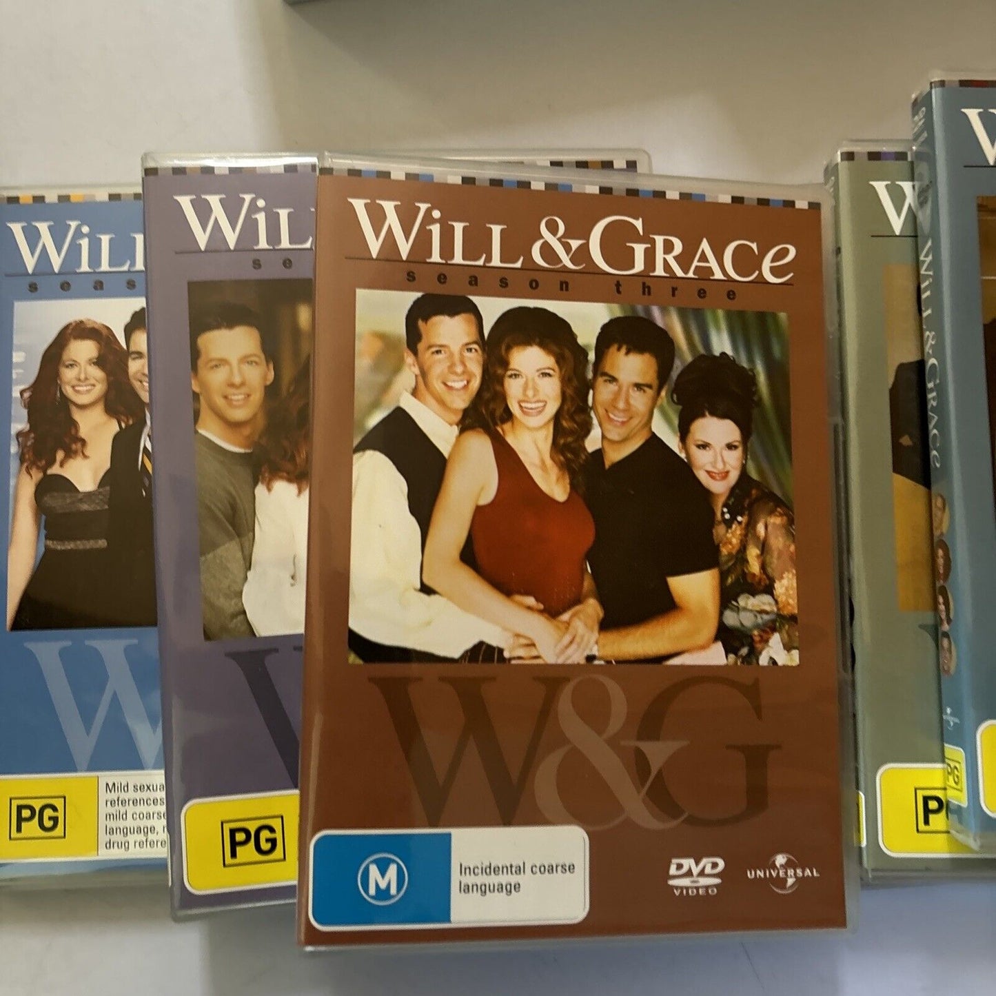 Will & Grace : The Complete Collection - Season 1-8 (DVD, 2017, 32-Disc) Region4