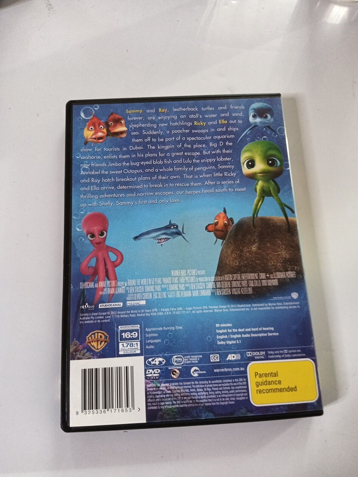 Sammy's Great Escape (DVD, 2012) Region 4