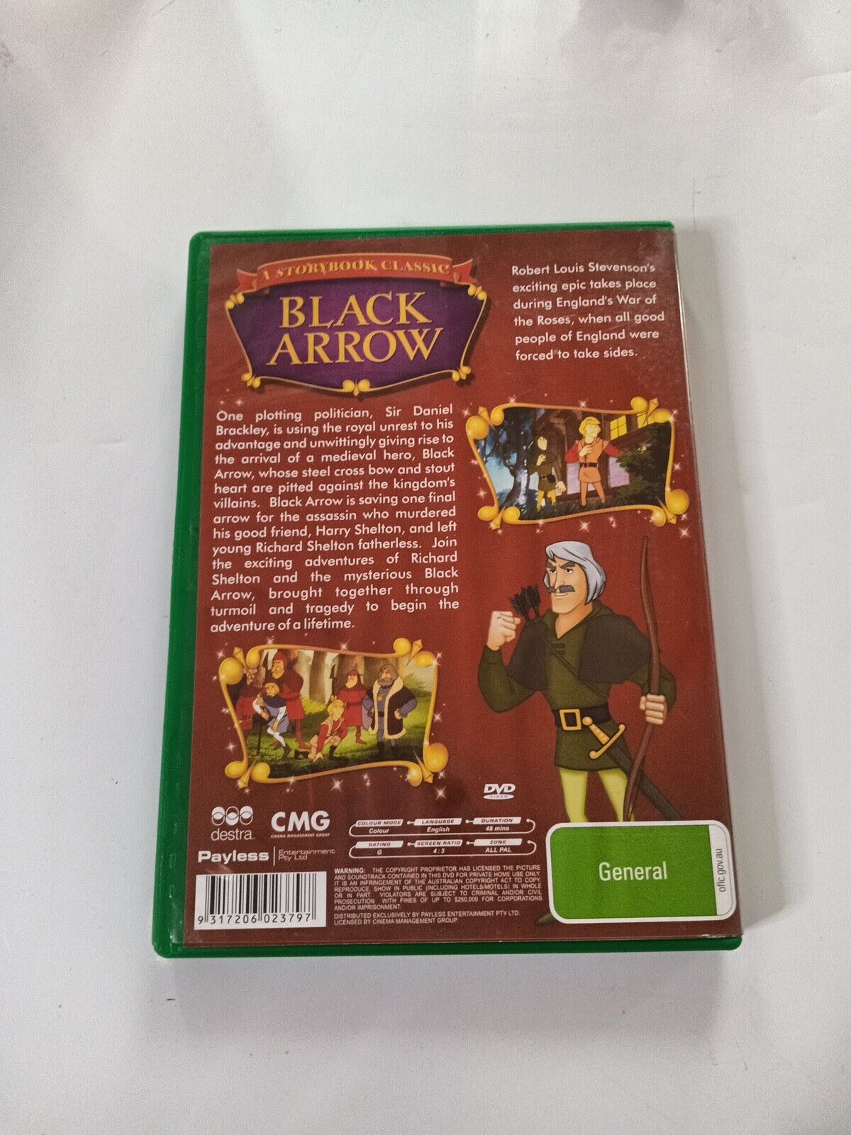 Black Arrow - A Storybook Classic DVD All Regions