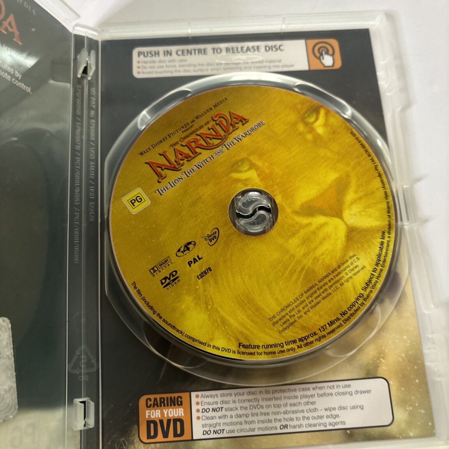 The Chronicles of Narnia (DVD, 2005) Liam Neeson Region 4