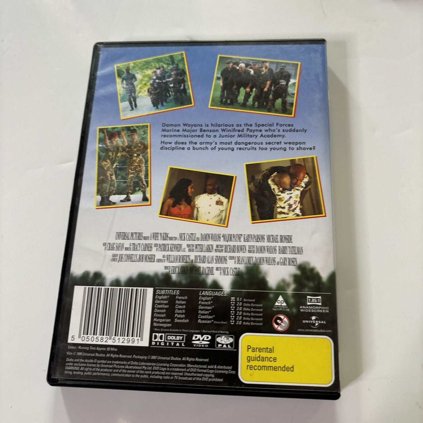 Major Payne (DVD, 1995) Damon Wayans Region 4