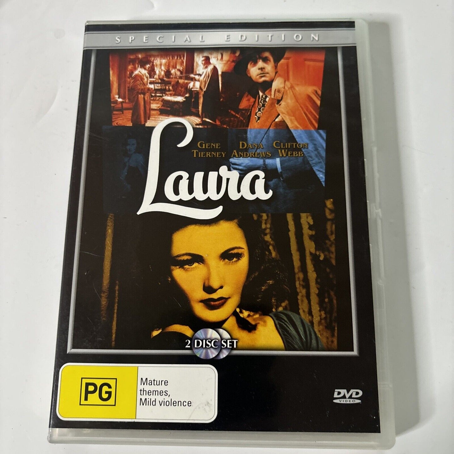 Laura - Special Edition (DVD, 1944, 2-Disc) Vincent Price, GENE TIERNEY Region 4