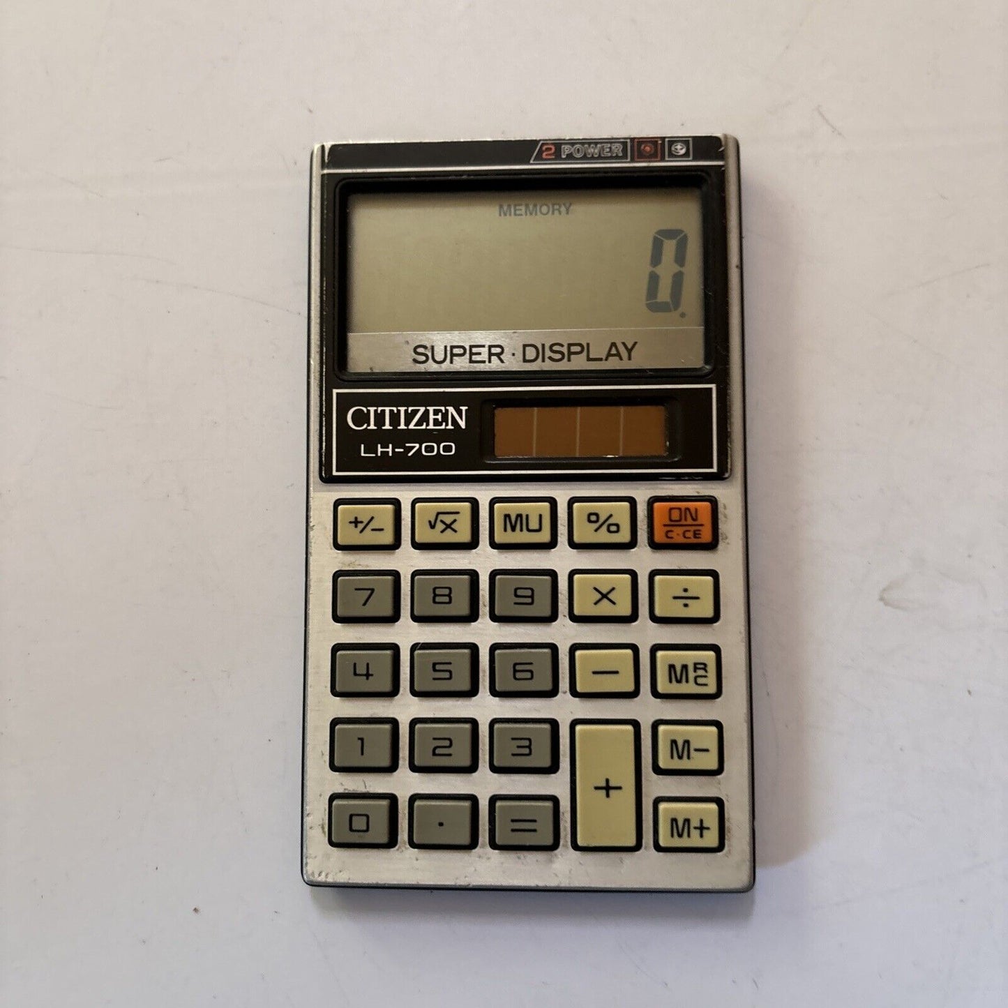 Citizen LH-700 Super Display Calculator 2 Power Solar