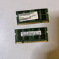 2x Samsung 1GB 2Rx8 PC2-5300S-555-12-E3 RAM