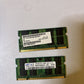 2x Samsung 1GB 2Rx8 PC2-5300S-555-12-E3 RAM