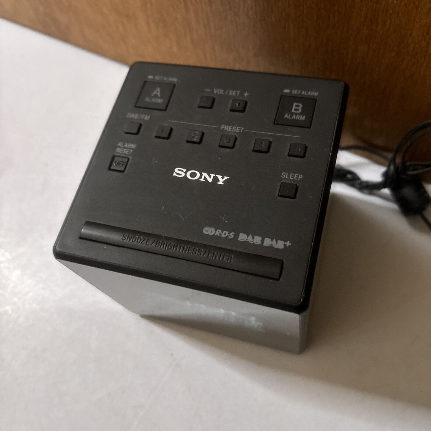 Sony Dual Alarm Clock Digital DAB+ FM Radio XDR-C1DBP