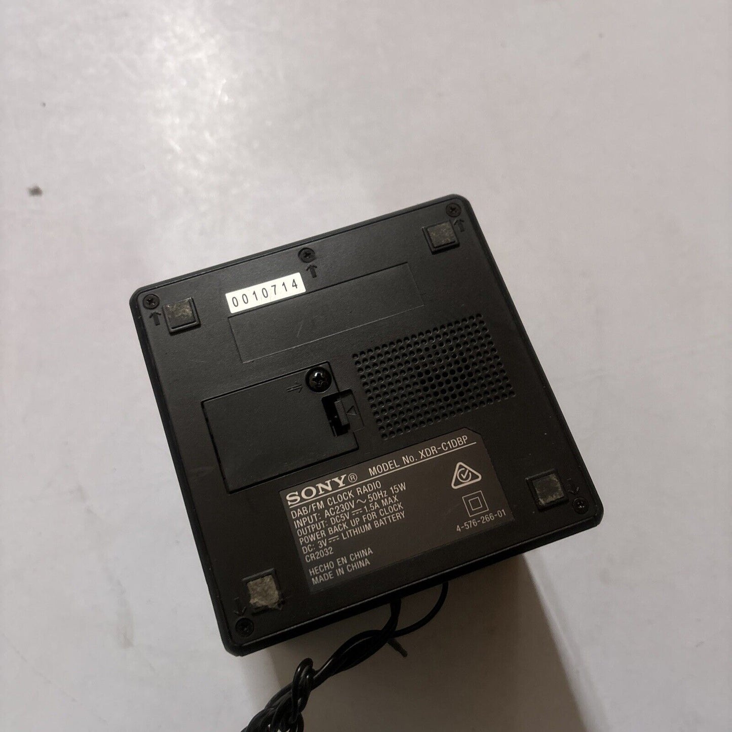 Sony Dual Alarm Clock Digital DAB+ FM Radio XDR-C1DBP