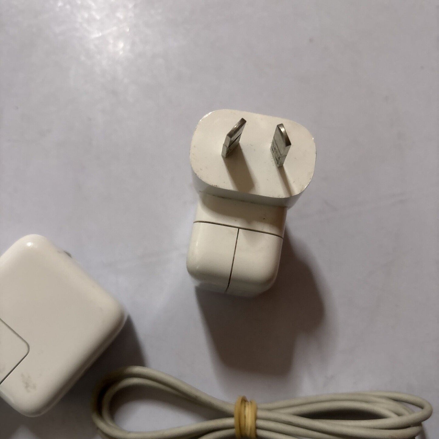 2x Apple USB Adapter 10W A1357 & 30-Pin iPod Cable