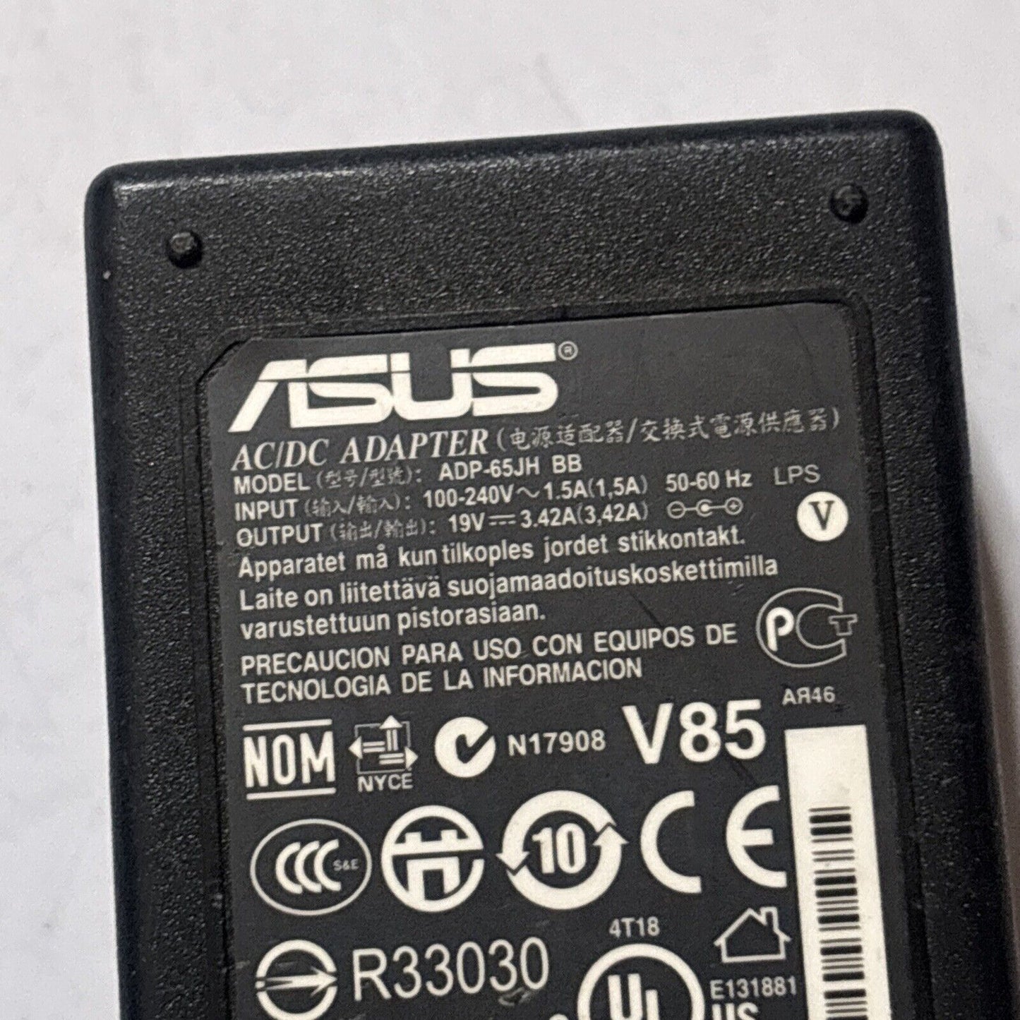 Genuine ASUS ADP-65JH BB AC Adapter 19V 3.42A