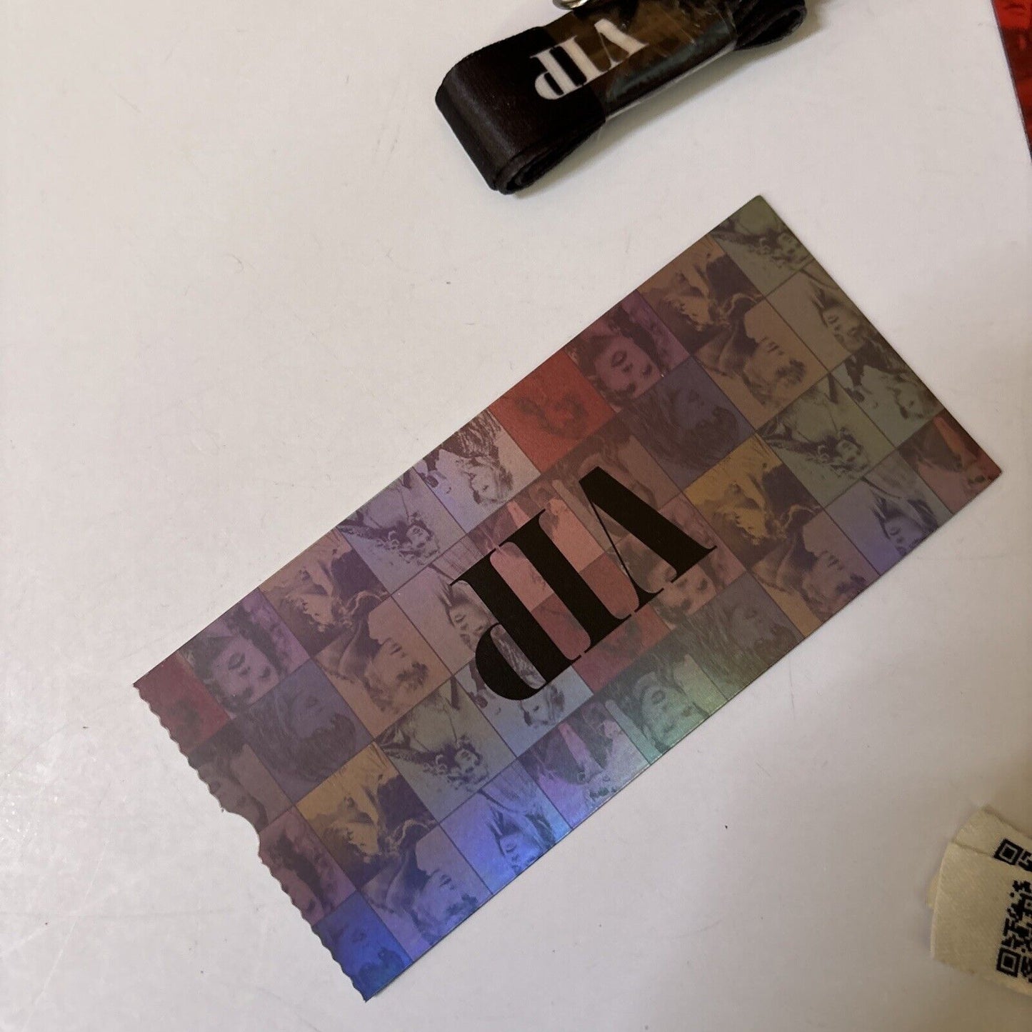 Taylor Swift The Eras Tour VIP Card And Lanyard