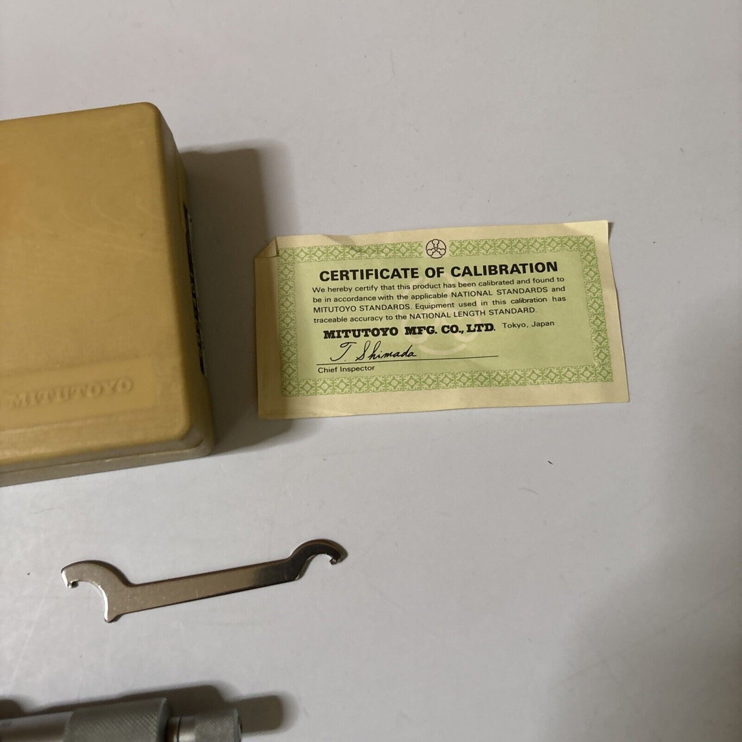 Mitutoyo Digital Micrometer Caliper No 293-401 0-25mm 0.001mm MDC-25