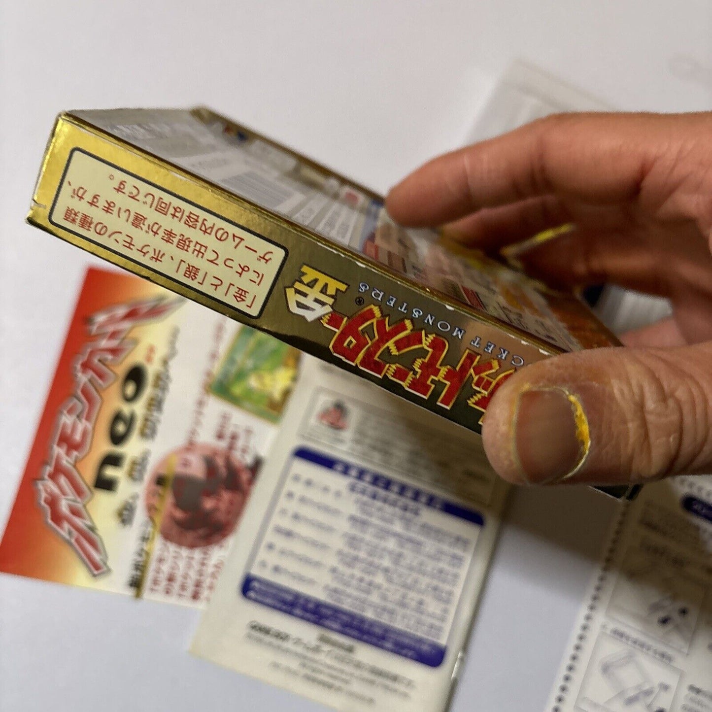 Pokemon Gold Boxed Gameboy Color Japan Japanese Game Manual DMG-AAUJ-JPN