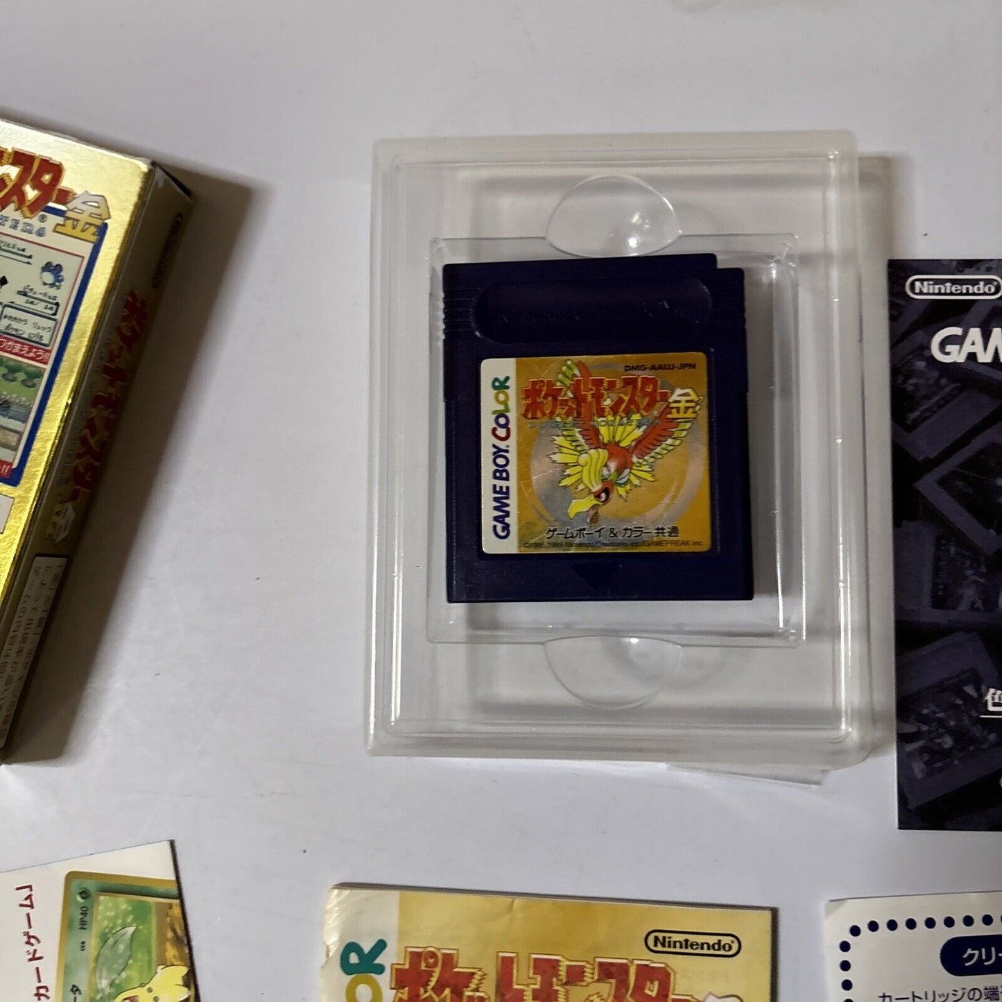 Pokemon Gold Boxed Gameboy Color Japan Japanese Game Manual DMG-AAUJ-JPN