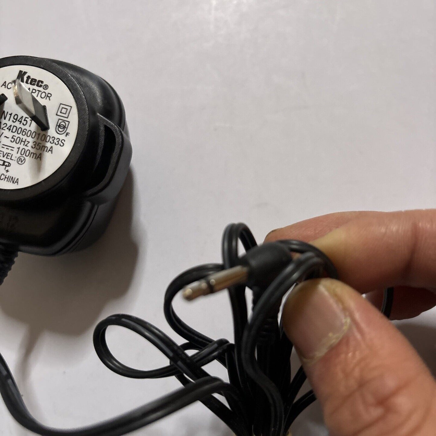 Ktec AC Adapter 6V 100mA KA24D060010033S