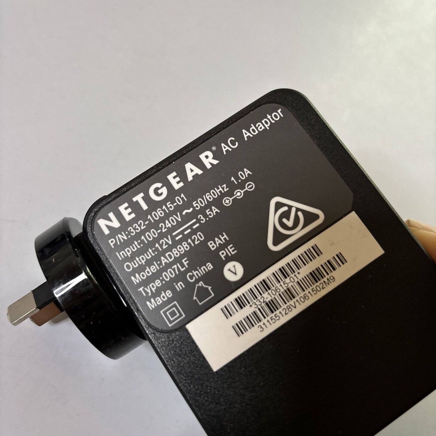 Genuine Netgear AC Adapter AD898120 12V 3.5A