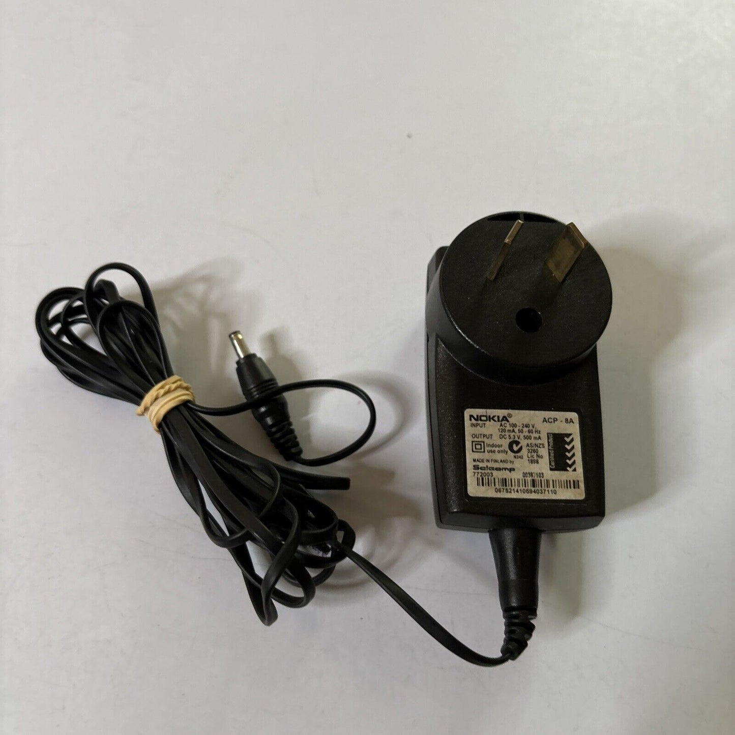 Genuine Nokia ACP-8A AC Adapter. Output: DC 5.3 V  500mA