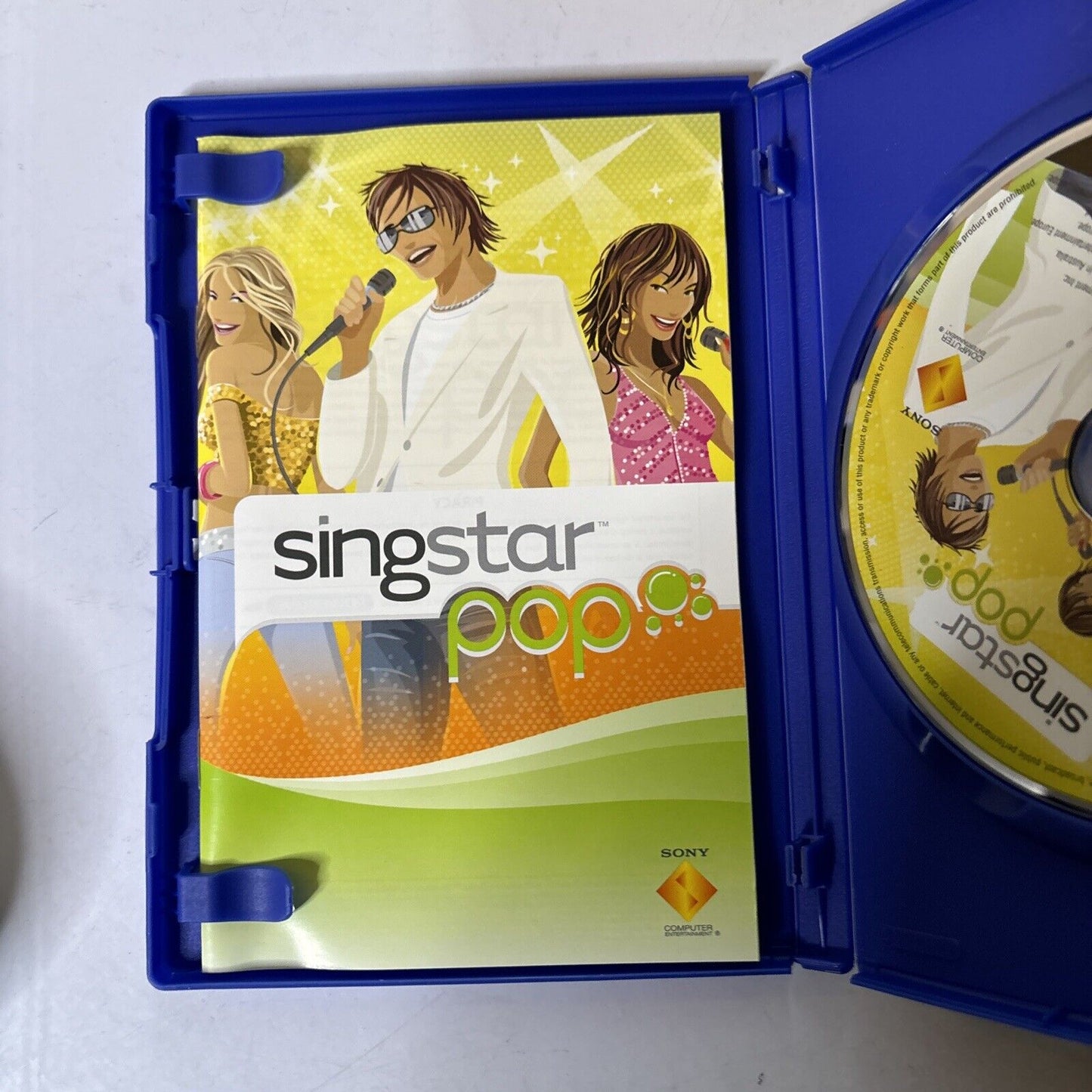 Singstar Pop Game Microphones for PlayStation 2005 PS2 PAL