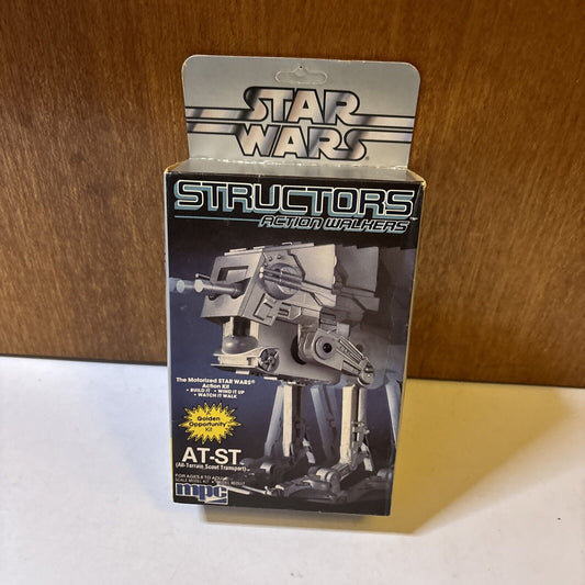 Star Wars AT-ST Structors Action Walkers Action Scale Model Kit 1984 *Unopened*